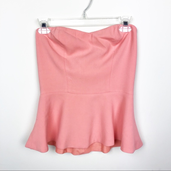 Cute coral peplum top! - Picture 2 of 8